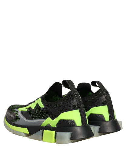 Black Green Sorrento Low Top Sneakers Shoes
