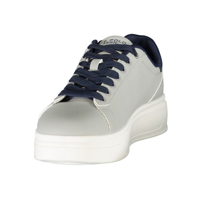 Gray Polyester Men's Sneaker