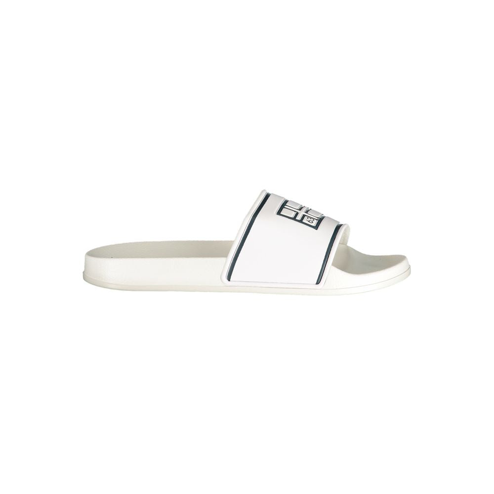 White Polyurethane Men's Slipper