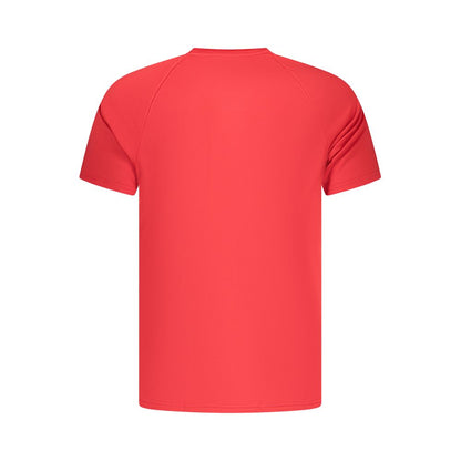 Red Polyester Men's T-Shirt