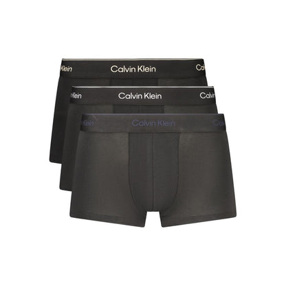 Black Cotton Menswear Short