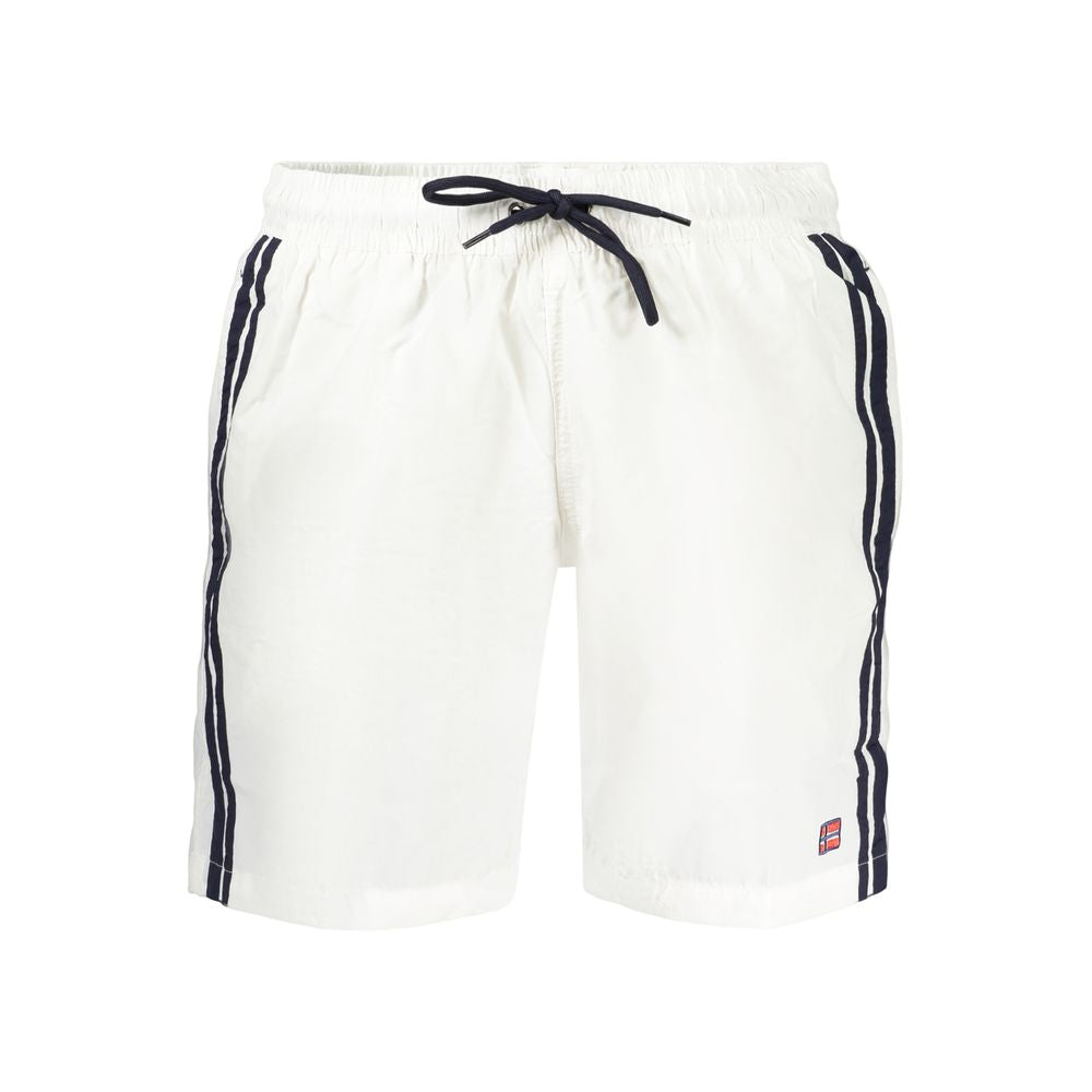 Bianco Polyamide Men's Swimwear