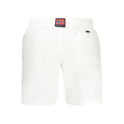Bianco Polyamide Men's Swimwear