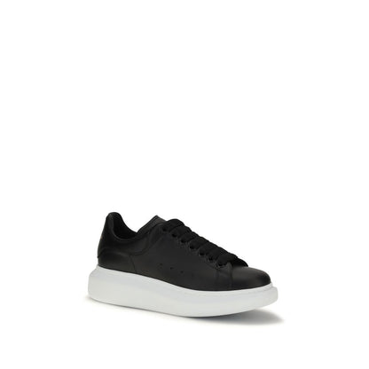 Black Calf Leather Bos Taurus Platform Sneakers