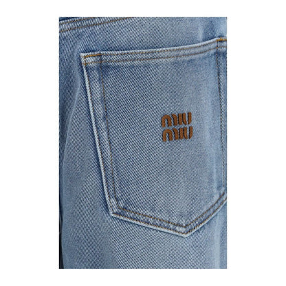 Blue Cotton Relaxed Fit Jeans