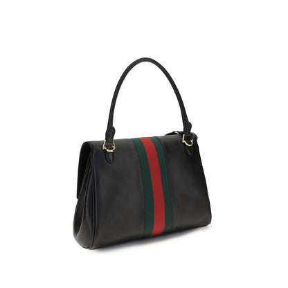 Black Calf Leather Bos Taurus Handbag