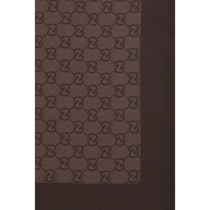 Brown Silk Foulard