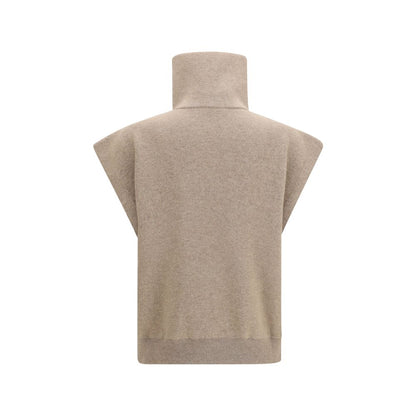 Beige Cashmere Cardigan
