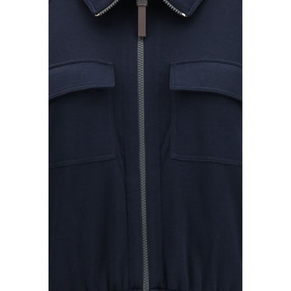 Blue Cotton Sweatshirt