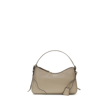 Gray Calf Leather Bos Taurus Shoulder Bag
