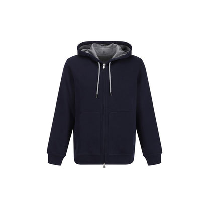 Blue Cotton Sweatshirt