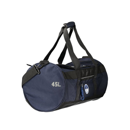 Blue Polyester Handbag