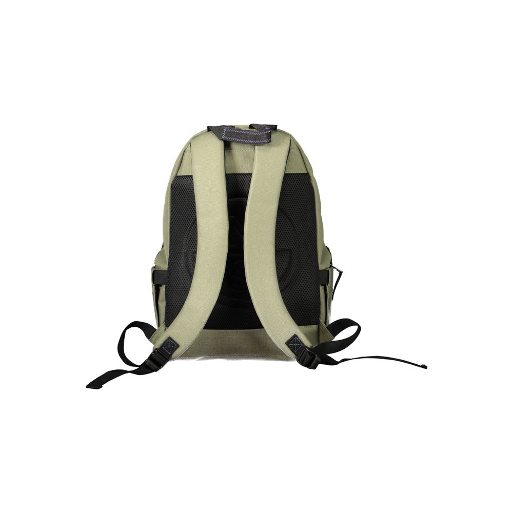 Green Polyester Backpack