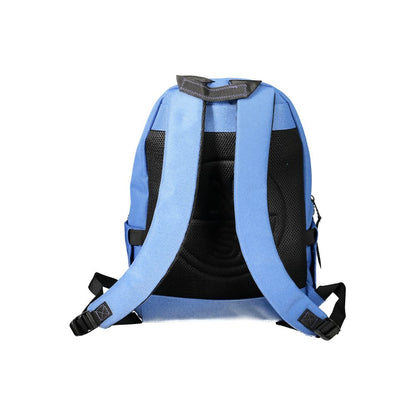 Blue Polyester Backpack