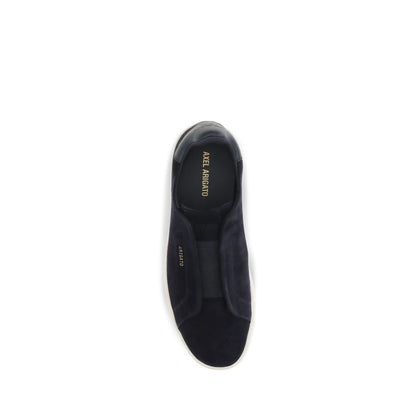 Blue Calf Leather Bos Taurus Sneakers
