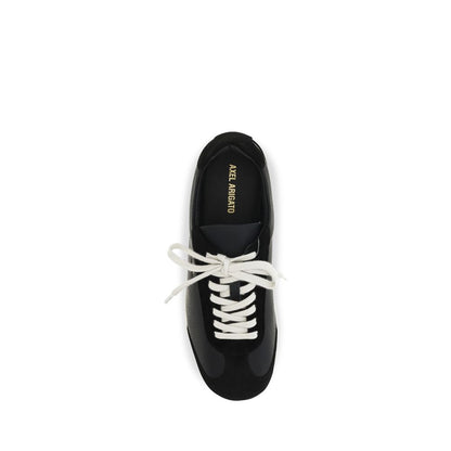 Black Calf Leather Bos Taurus Athletic Sneakers