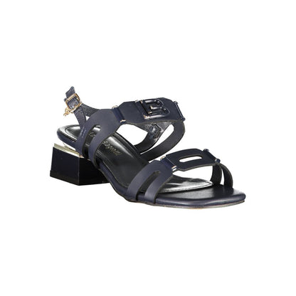Blue Polyethylene Flat Sandals