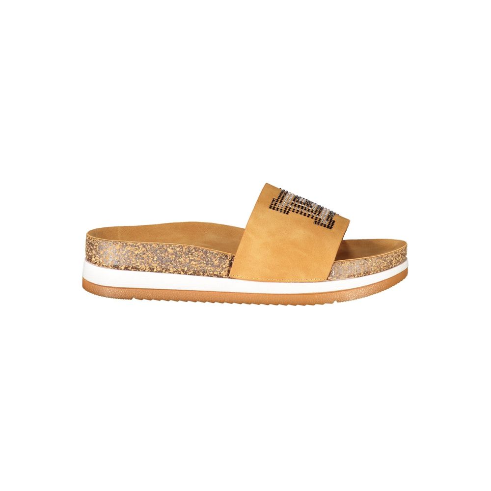 Brown Polyethylene Slippers