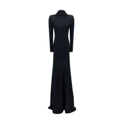 Black Viscose Cocktail Dress