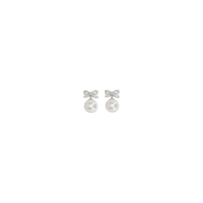 Silver Brass Earrings