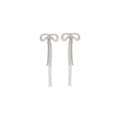 Silver Brass Earrings