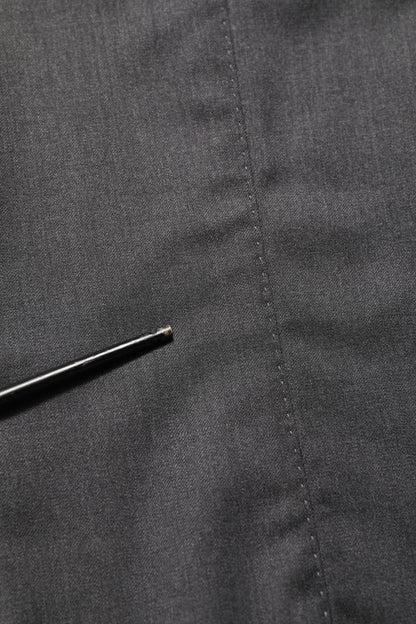 Gray Wool Slim Fit Formal 2 Piece Men Suit