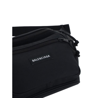 Black Polyester Clutch Bag