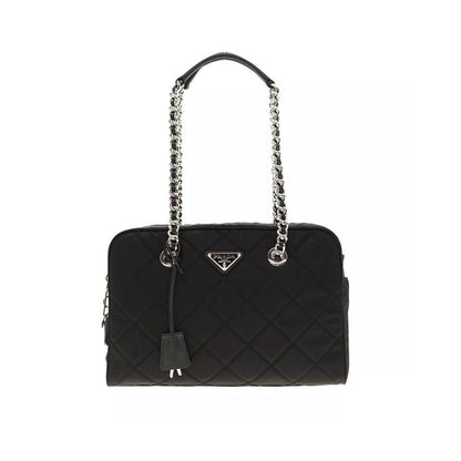 Black Nylon Shoulder Bag