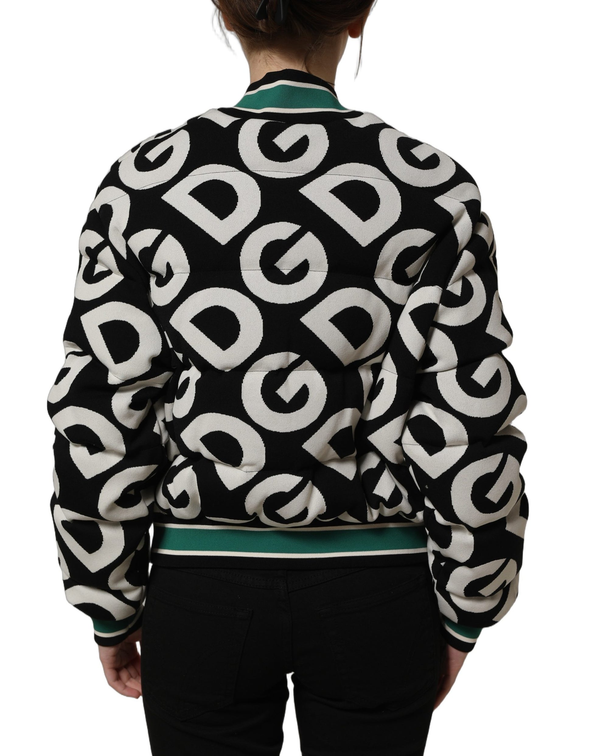 Multicolor Logo Full Zip Bomber Jacket