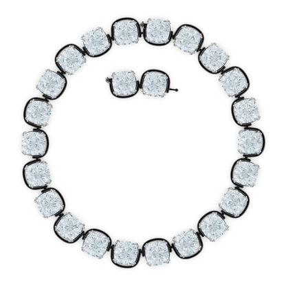 Gray Glass Necklace