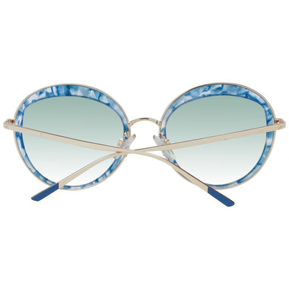 Blue Metal Sunglasses