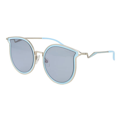 Blue Metal Sunglasses