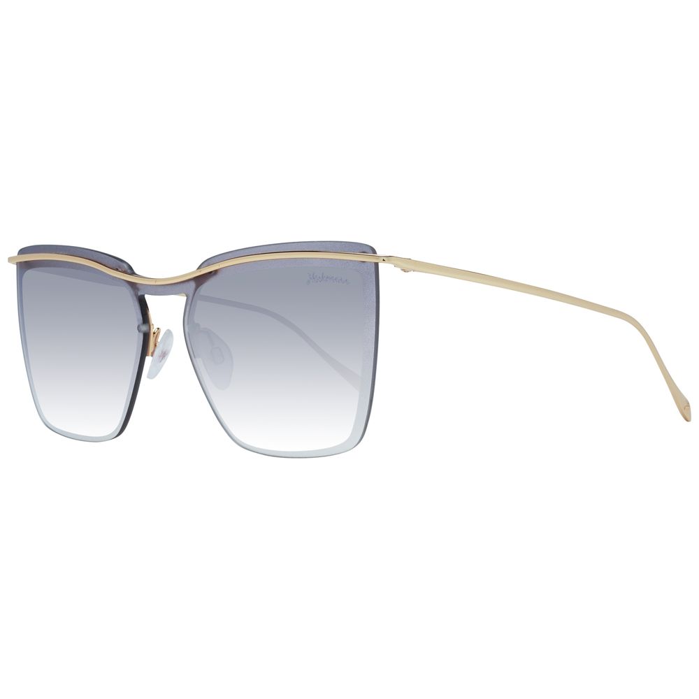 Gray Metal Sunglasses