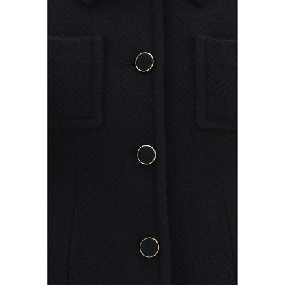 Black Wool Oves Aries Blazer