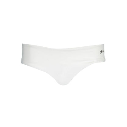 Bianco Poliammide Women Swim Brief