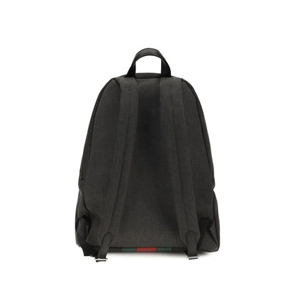 Black Fabric Shoulder Bag