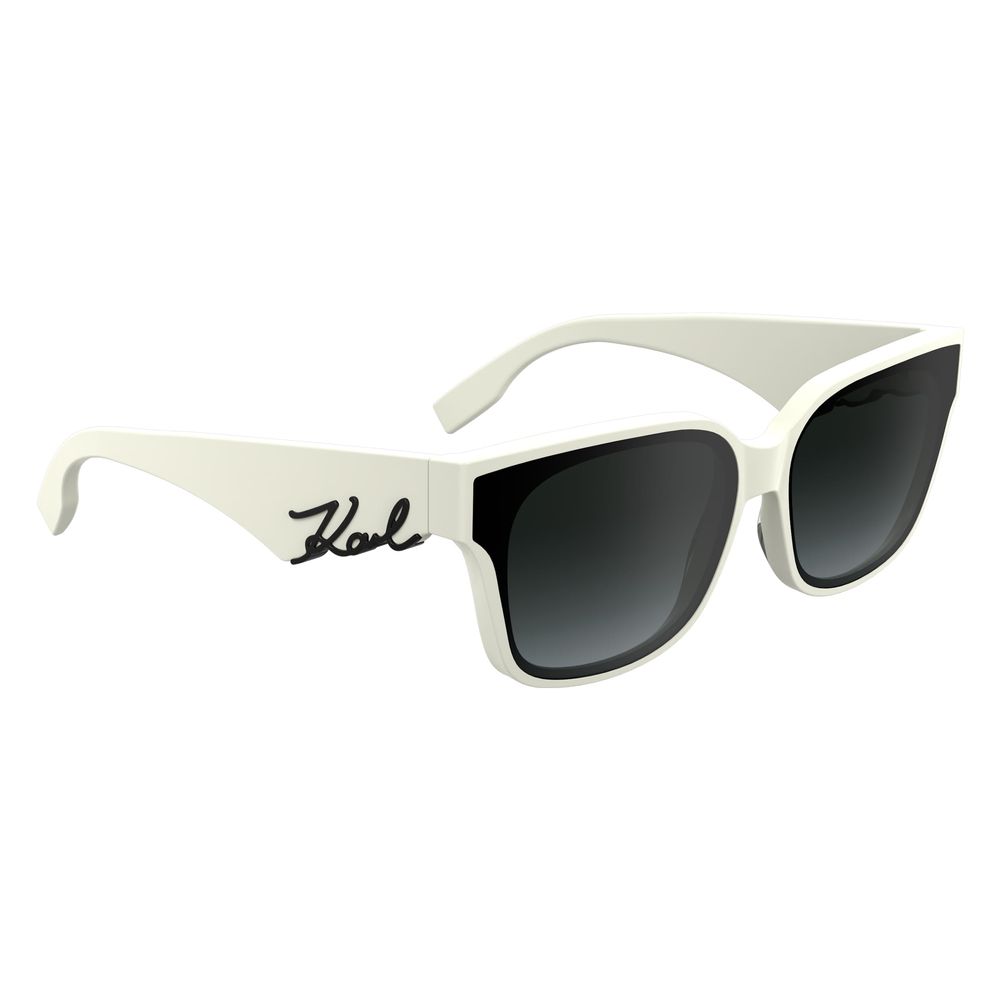 White Acetate Sunglasses