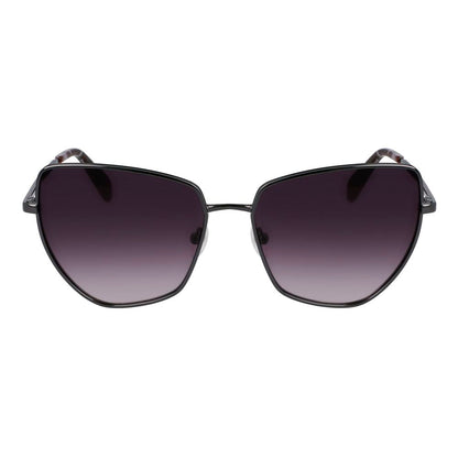 Gray Metal Sunglasses