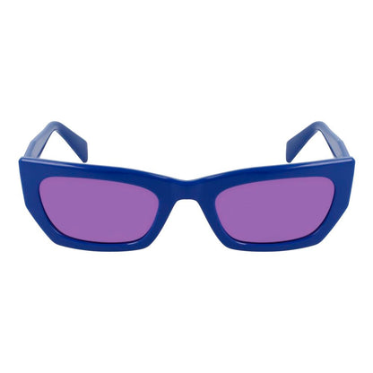 Blue Injected Sunglasses