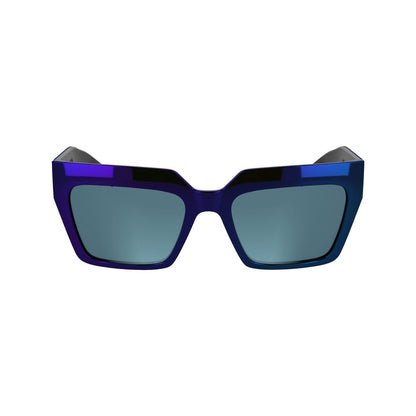 Blue Injected Sunglasses