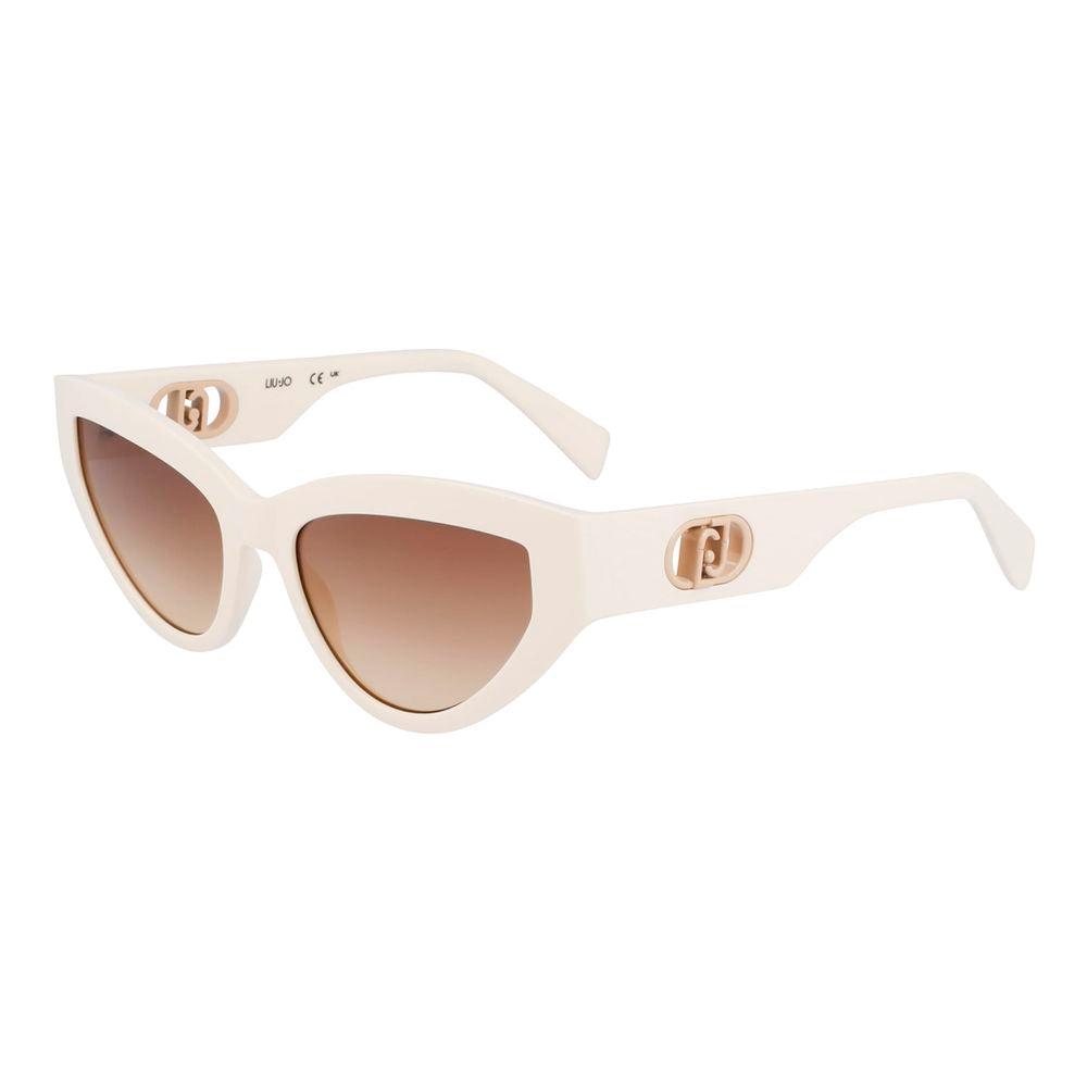 White Injected Sunglasses