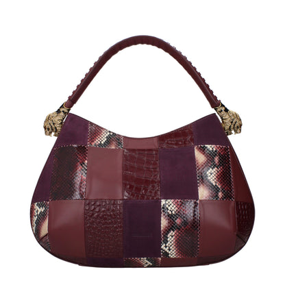 Purple Leather Handbag