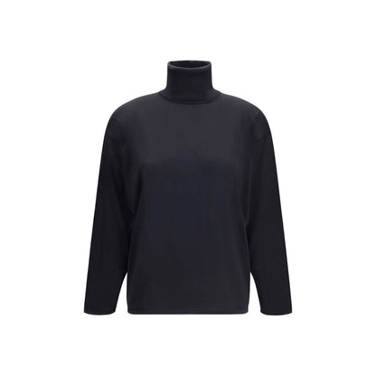 Black Silk Sweatshirt