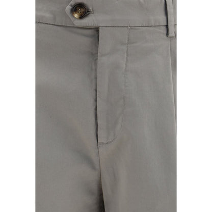 Bicolor Cotton Chino Pants