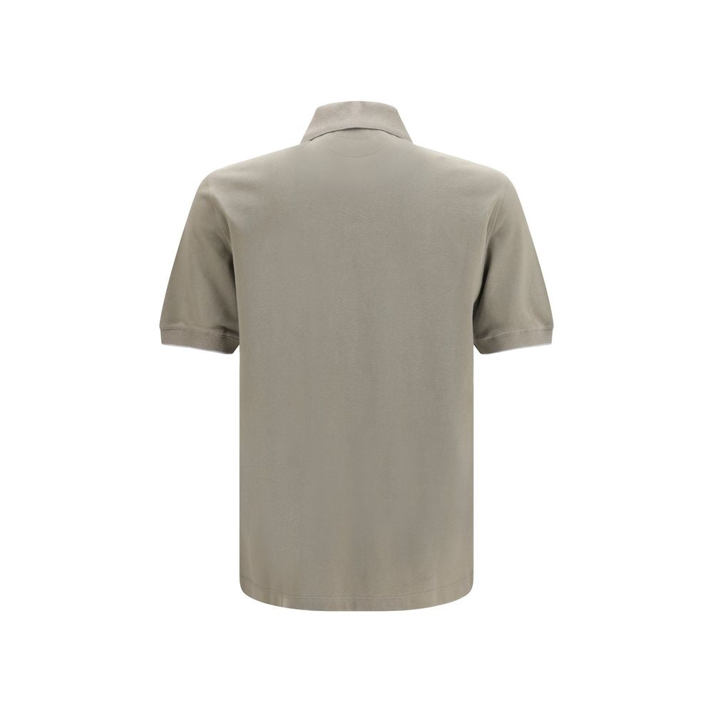 Bicolor Cotton Polo Shirt