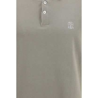 Bicolor Cotton Polo Shirt