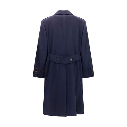 Blue Wool Oves Aries Coat