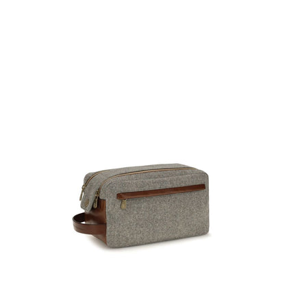 Gray Wool Oves Aries Wallet
