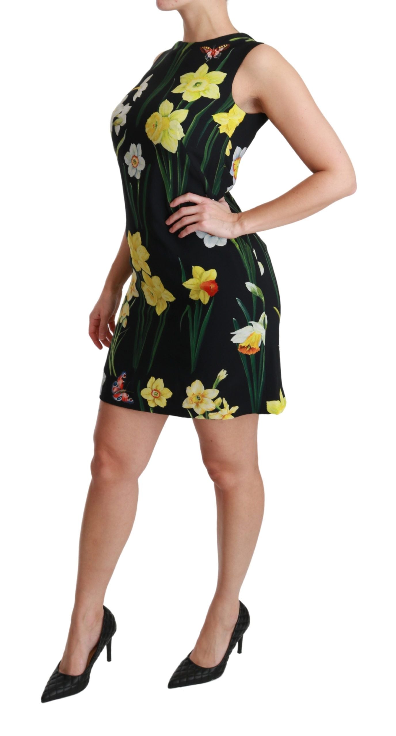 Floral Sheath Mini Dress - Elegance Redefined