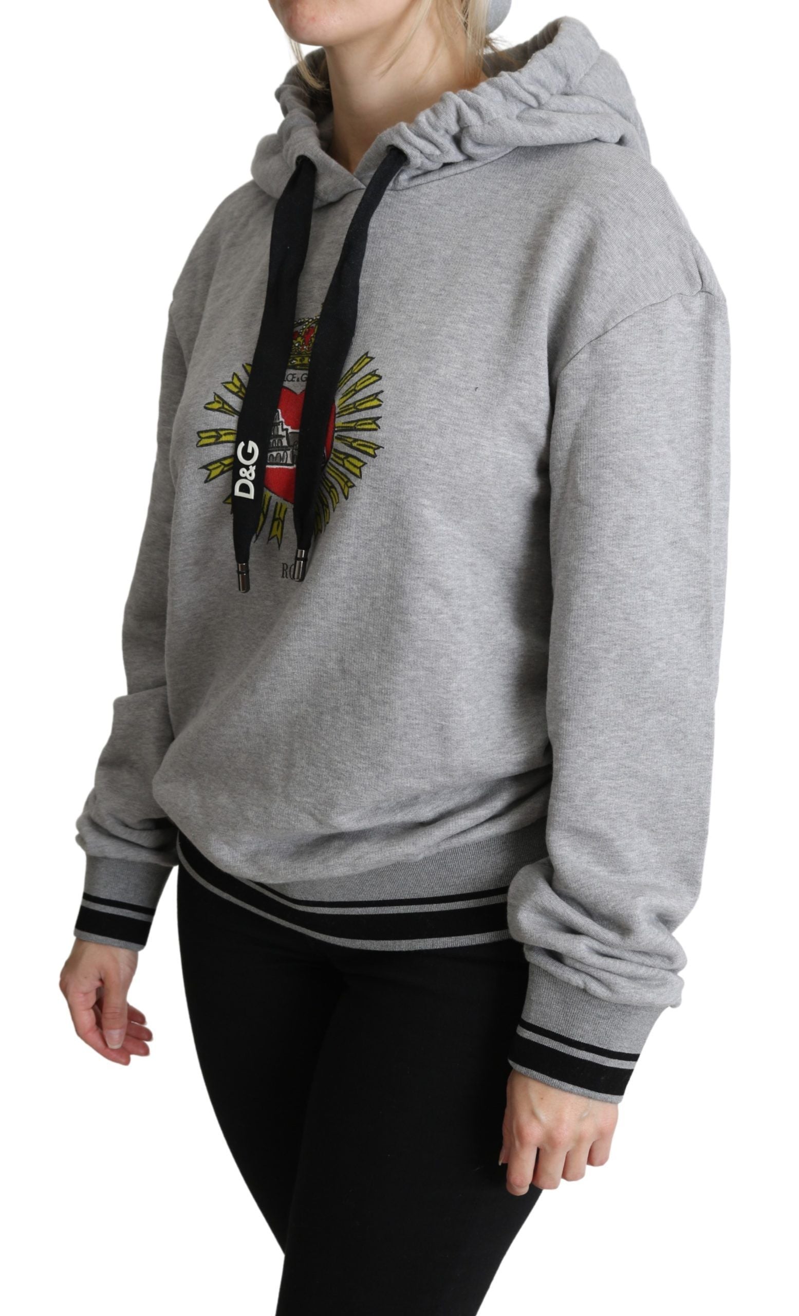 Exclusive Hooded Gray Cotton Sweater